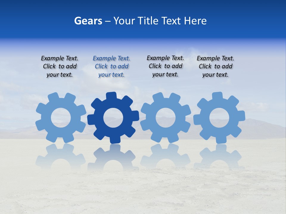 United States Lonely Southwest PowerPoint Template