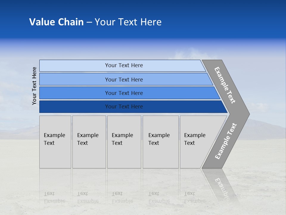 United States Lonely Southwest PowerPoint Template