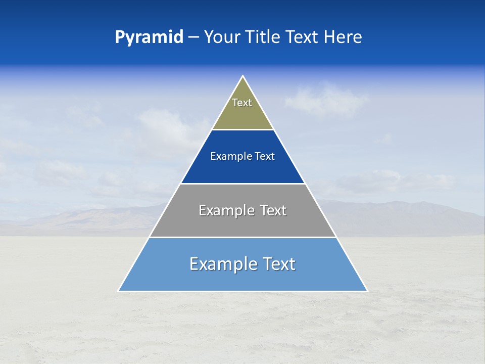 United States Lonely Southwest PowerPoint Template
