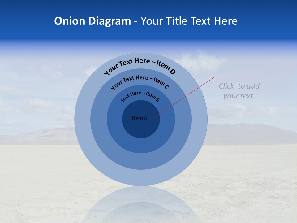 United States Lonely Southwest PowerPoint Template