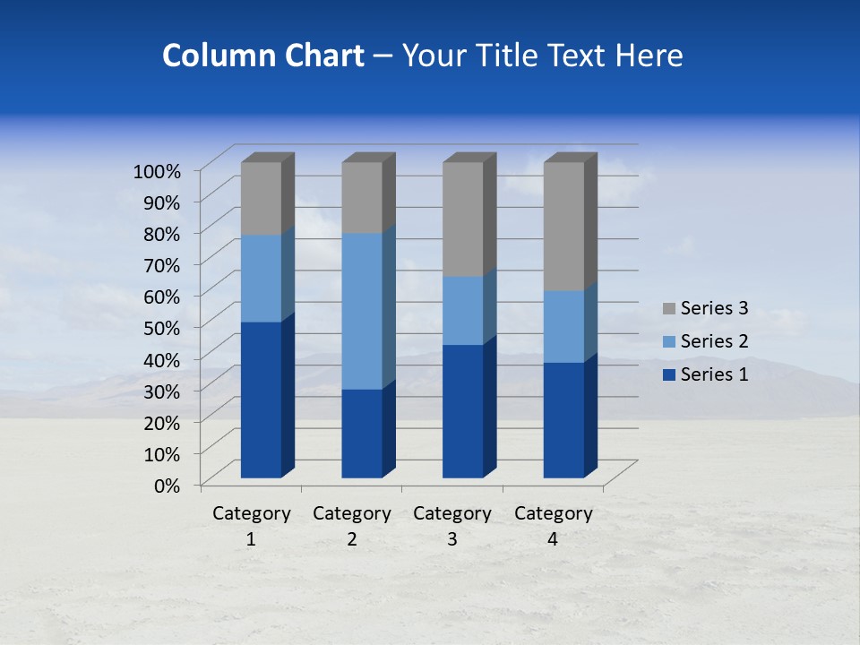 United States Lonely Southwest PowerPoint Template