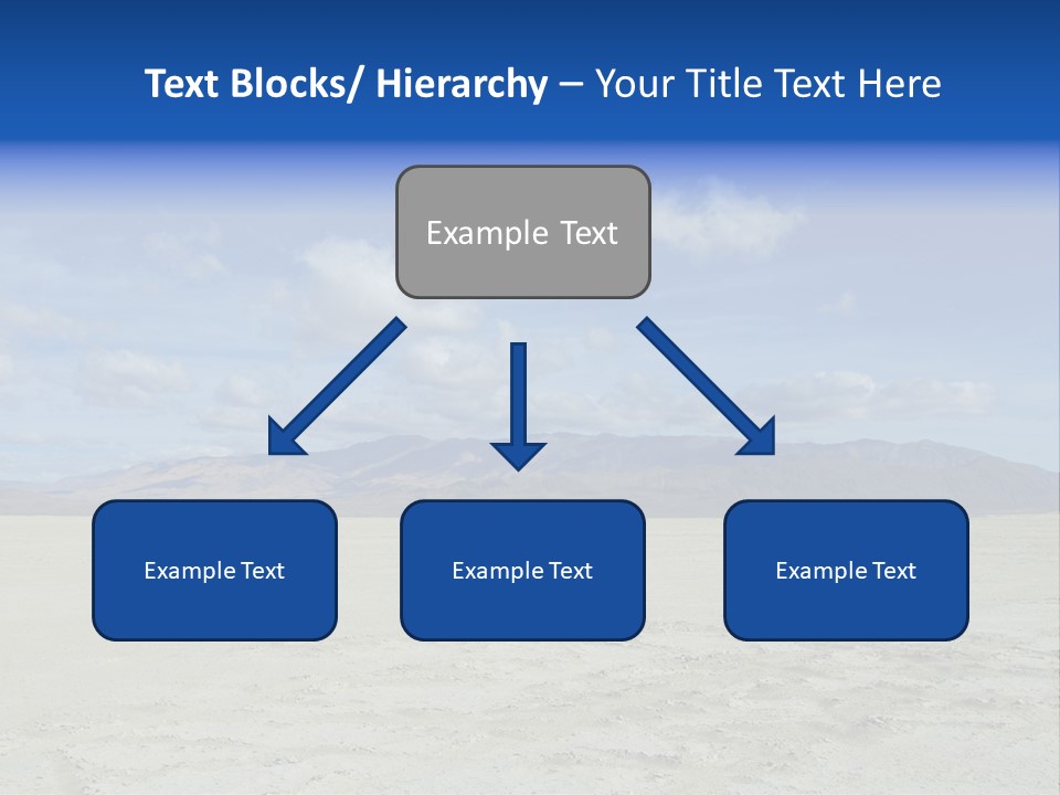 United States Lonely Southwest PowerPoint Template
