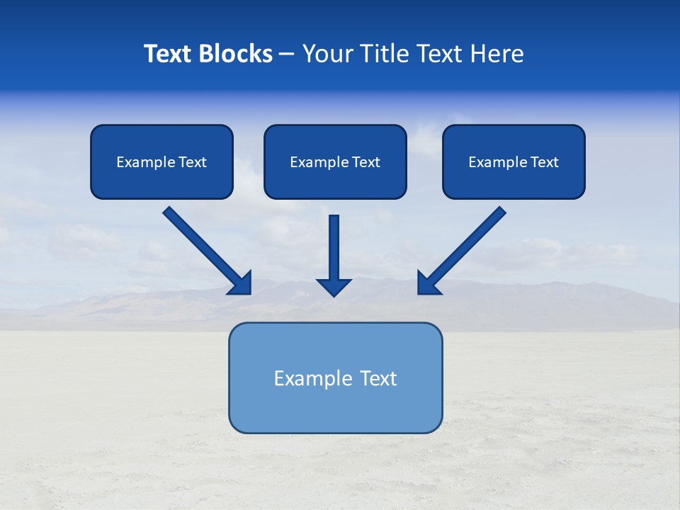 United States Lonely Southwest PowerPoint Template