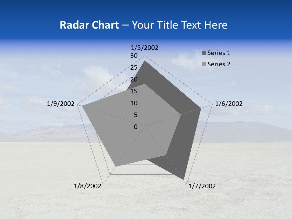 United States Lonely Southwest PowerPoint Template