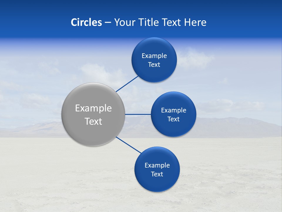 United States Lonely Southwest PowerPoint Template