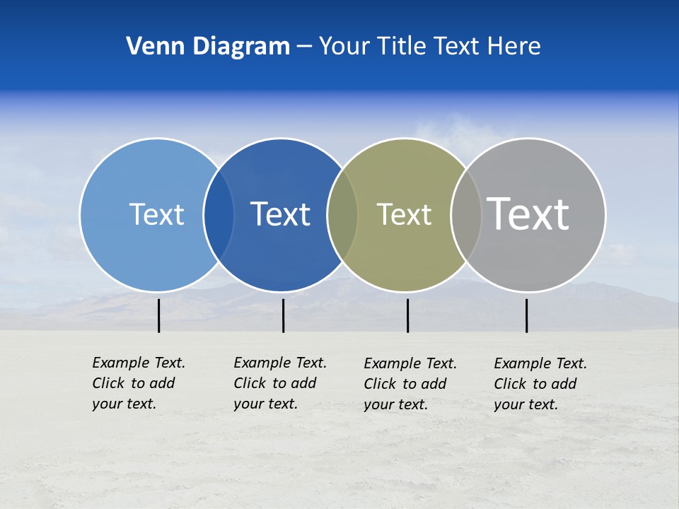 United States Lonely Southwest PowerPoint Template