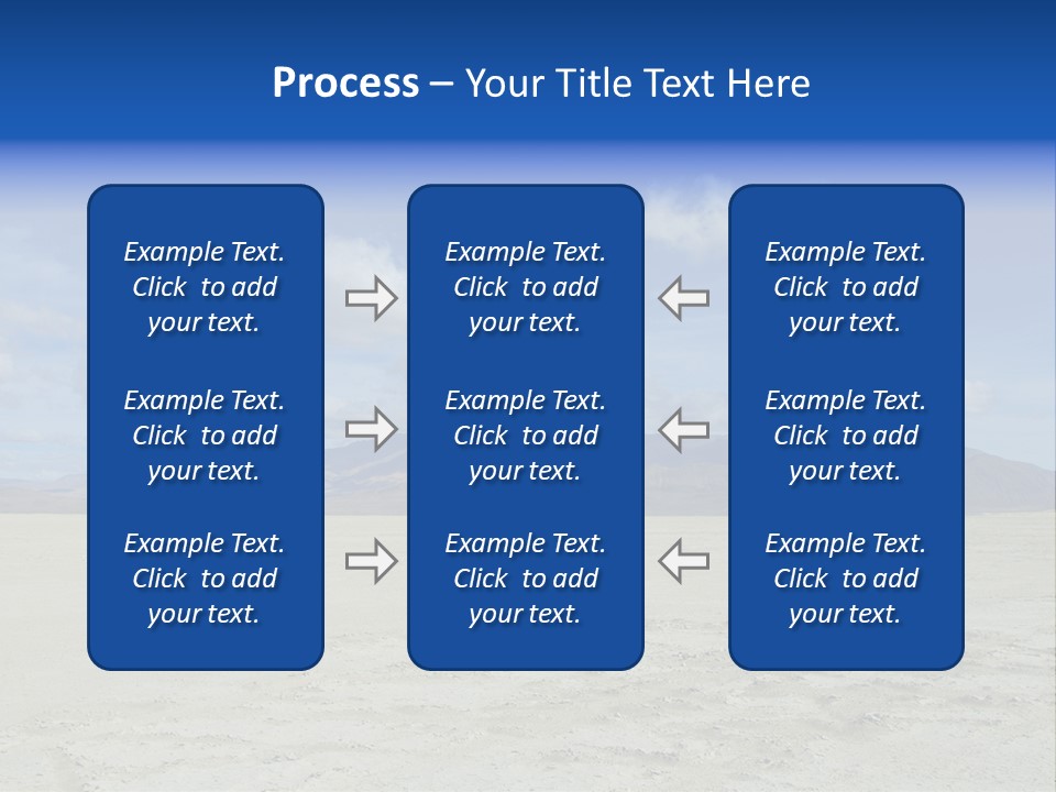 United States Lonely Southwest PowerPoint Template