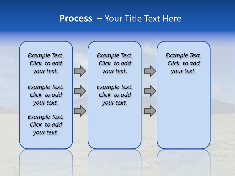 United States Lonely Southwest PowerPoint Template