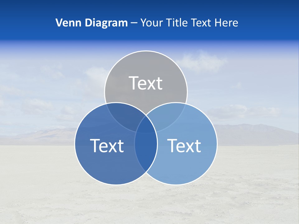 United States Lonely Southwest PowerPoint Template