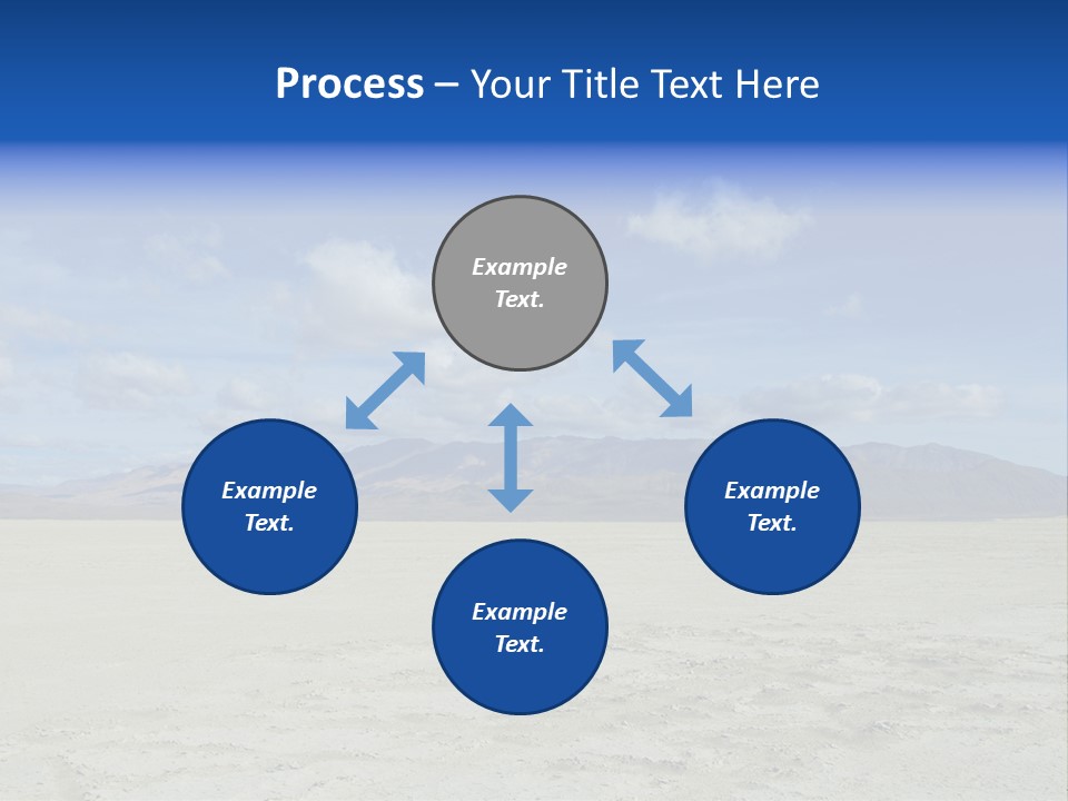 United States Lonely Southwest PowerPoint Template