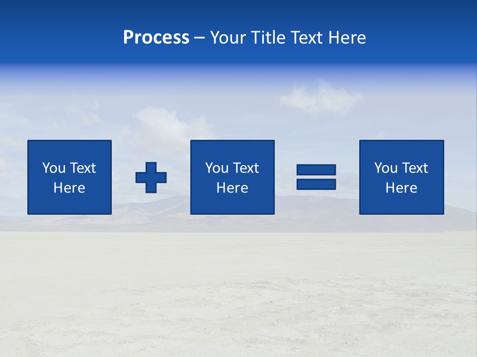 United States Lonely Southwest PowerPoint Template