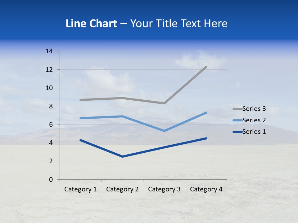 United States Lonely Southwest PowerPoint Template
