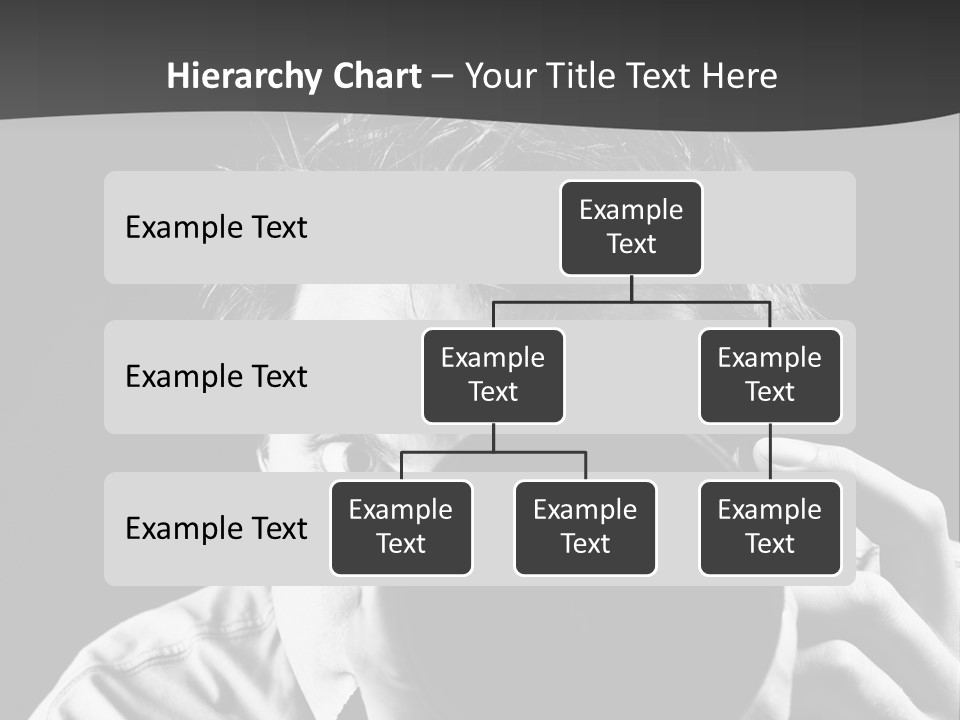 Slr Camera One Person Telephoto Lens PowerPoint Template