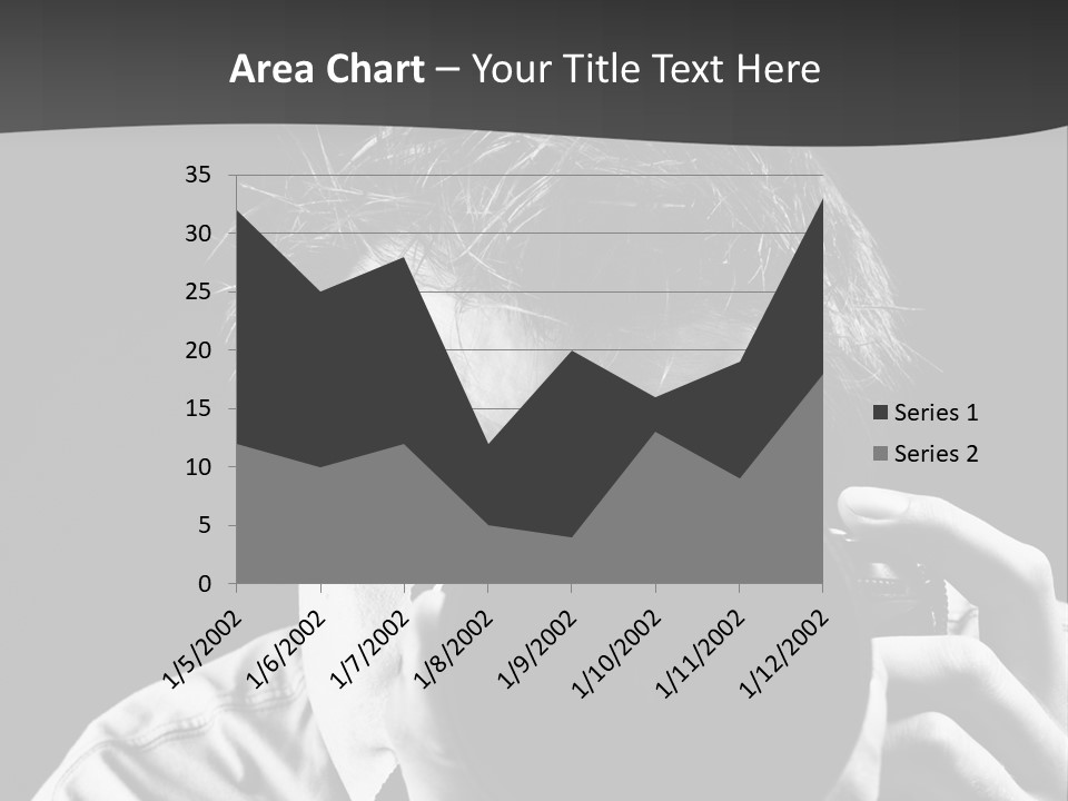 Slr Camera One Person Telephoto Lens PowerPoint Template