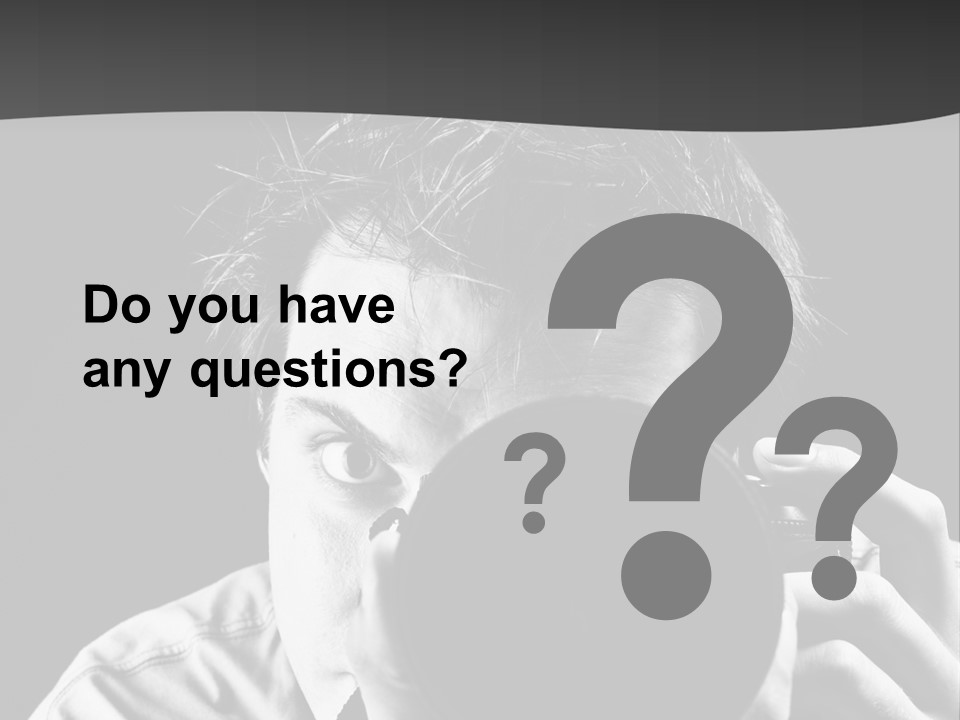 Slr Camera One Person Telephoto Lens PowerPoint Template