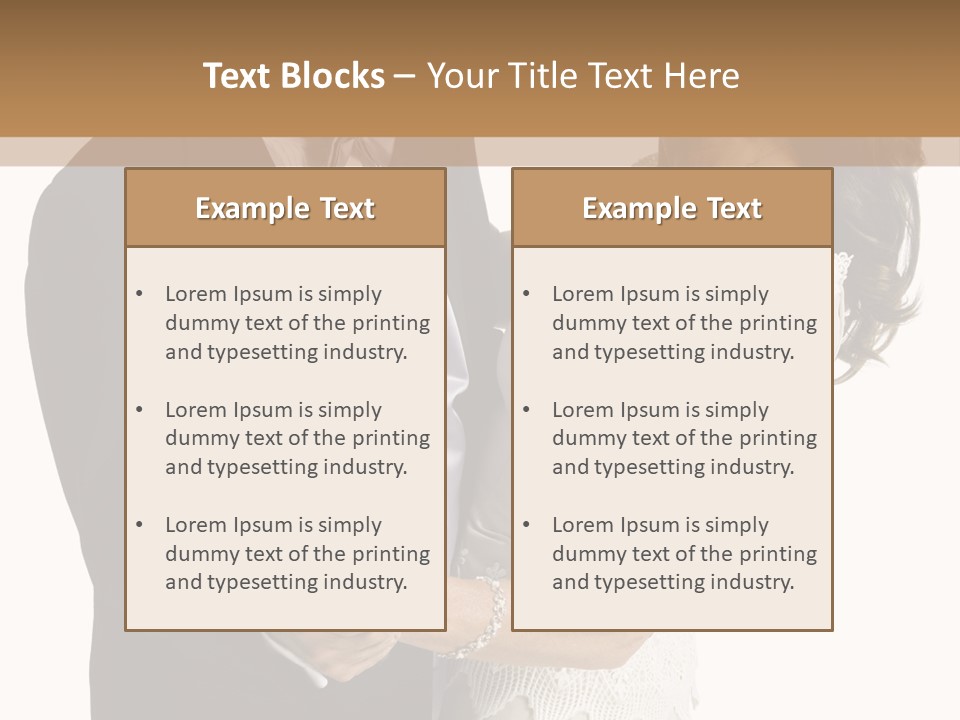 Partner Together Couple PowerPoint Template