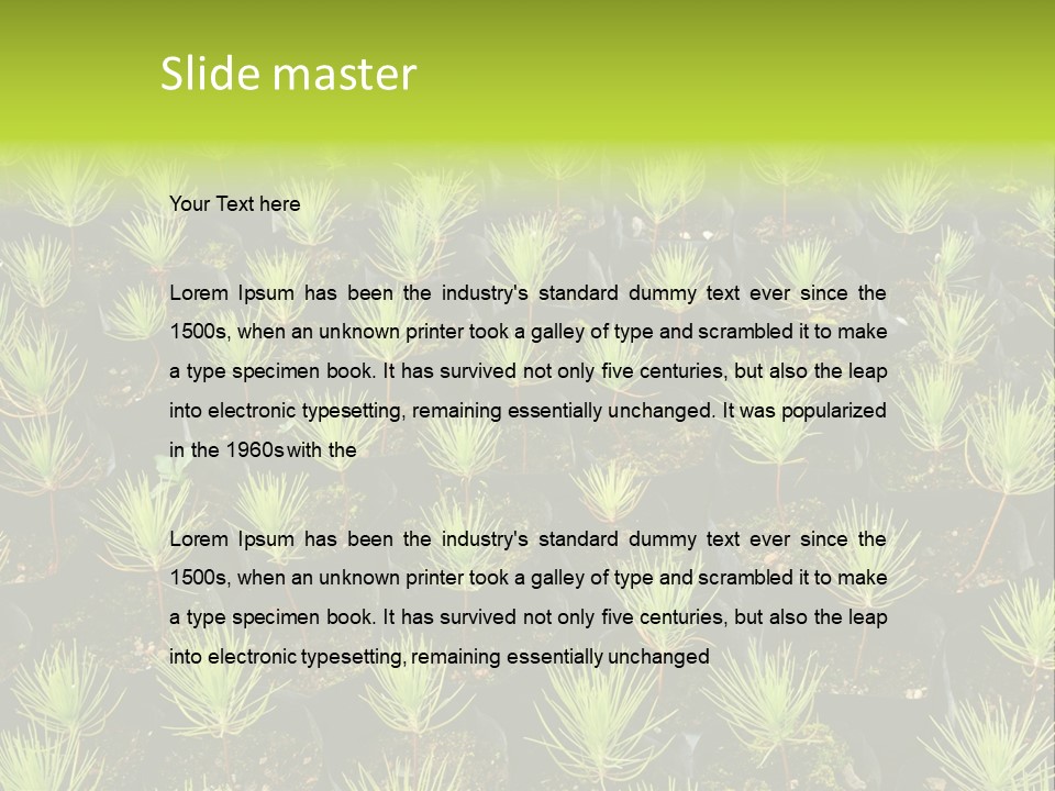 Life Development Gain PowerPoint Template