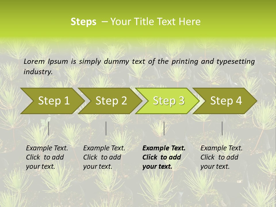 Life Development Gain PowerPoint Template