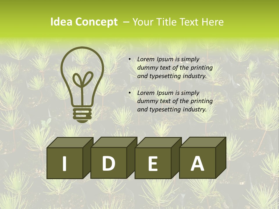 Life Development Gain PowerPoint Template