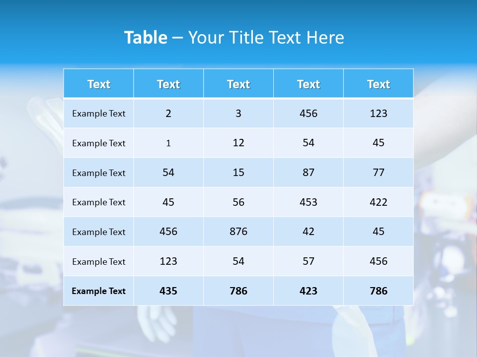 Procedure Science Hospital PowerPoint Template