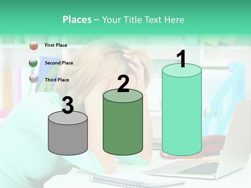 Face Elegant Workplace PowerPoint Template