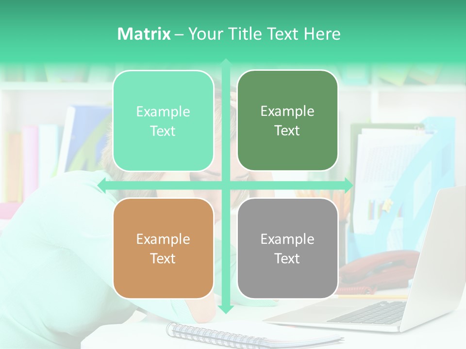 Face Elegant Workplace PowerPoint Template