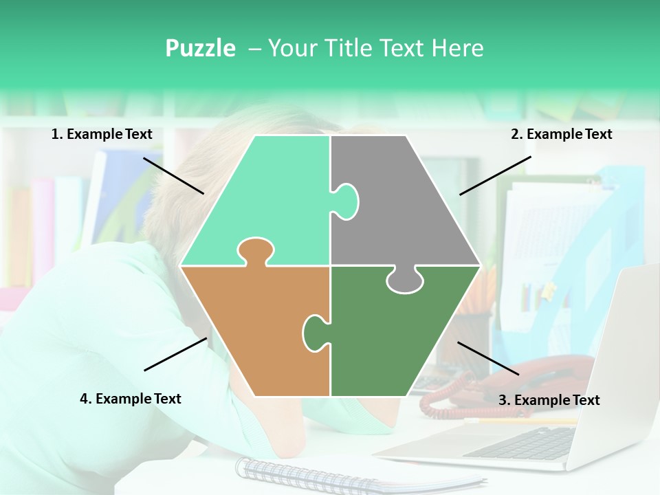 Face Elegant Workplace PowerPoint Template