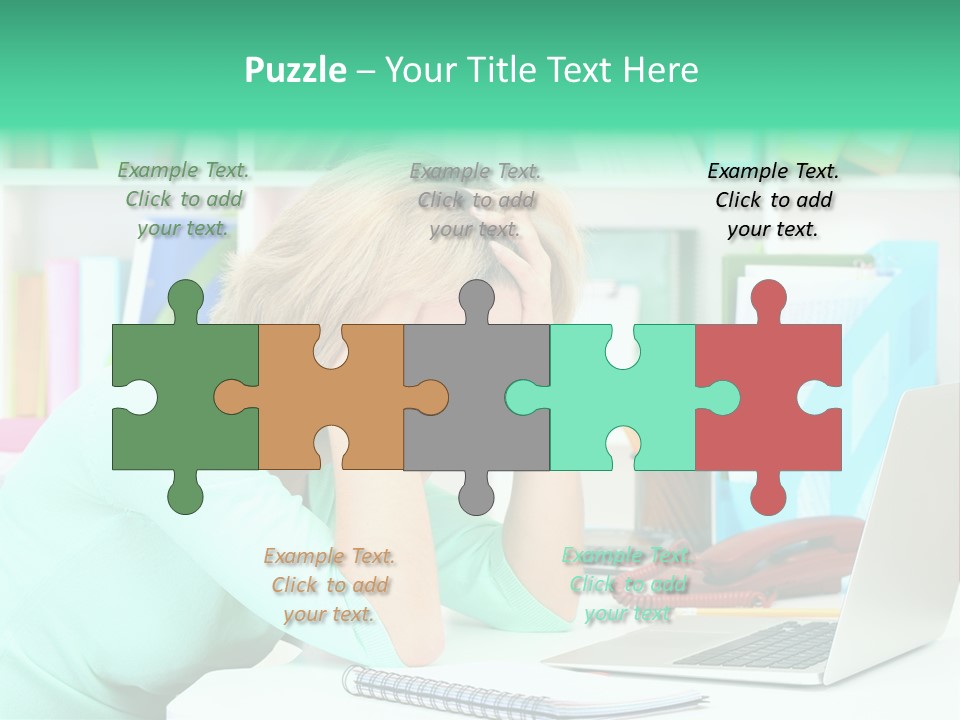 Face Elegant Workplace PowerPoint Template