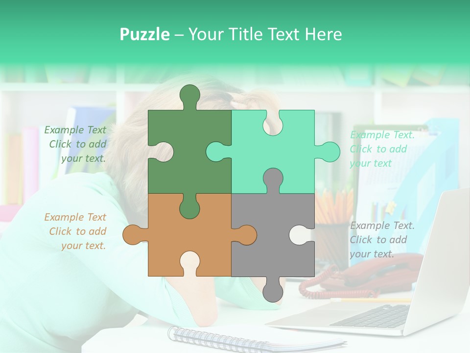 Face Elegant Workplace PowerPoint Template