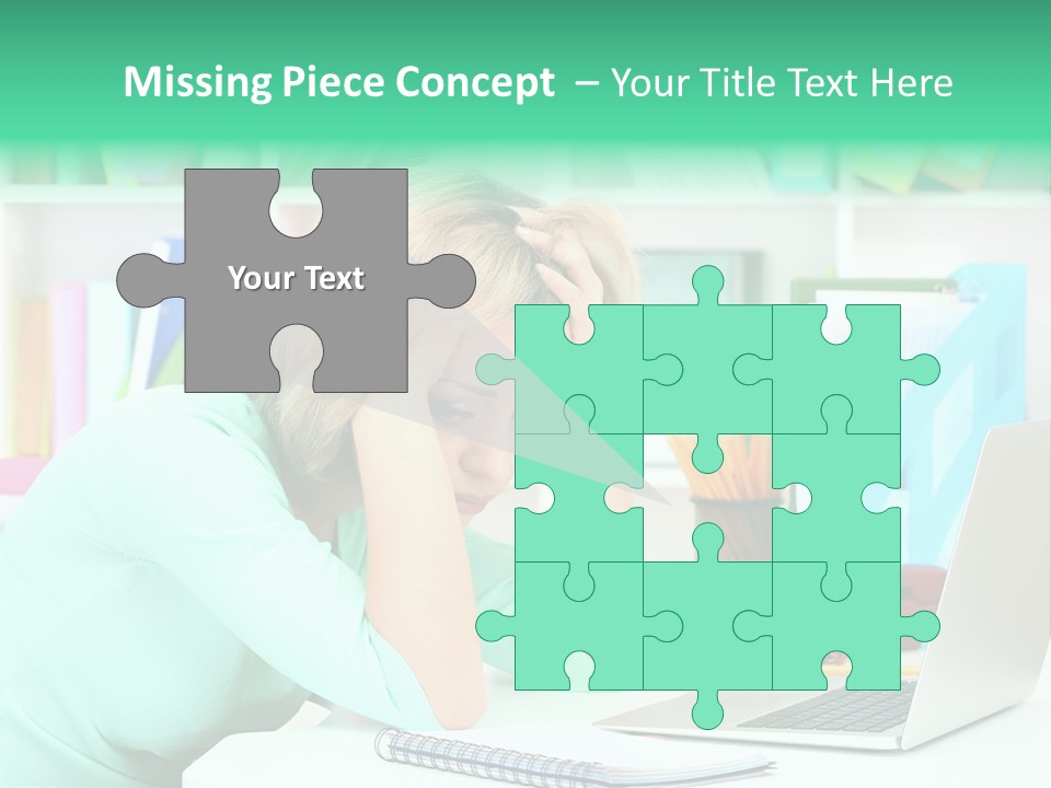 Face Elegant Workplace PowerPoint Template