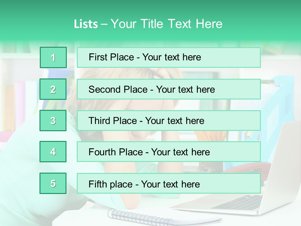 Face Elegant Workplace PowerPoint Template