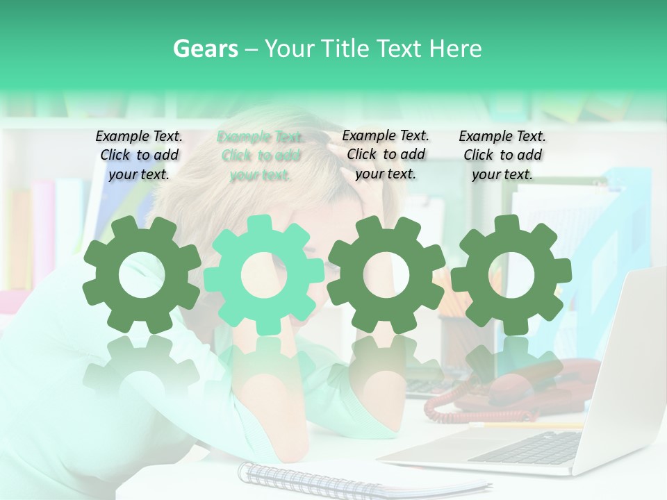 Face Elegant Workplace PowerPoint Template