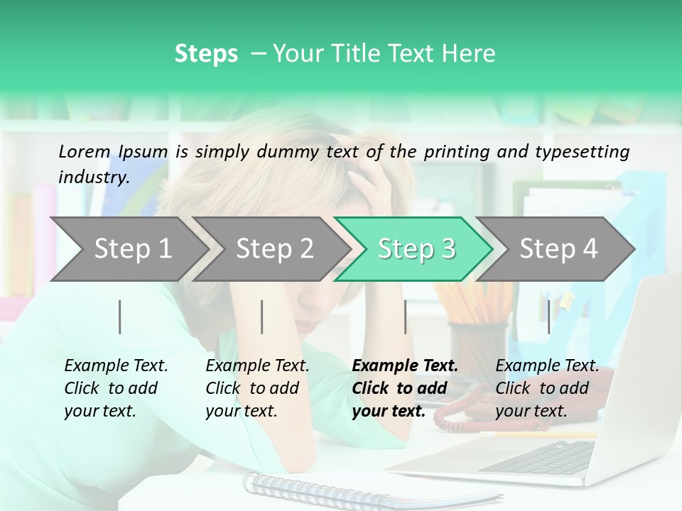 Face Elegant Workplace PowerPoint Template