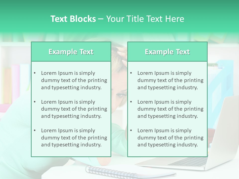 Face Elegant Workplace PowerPoint Template