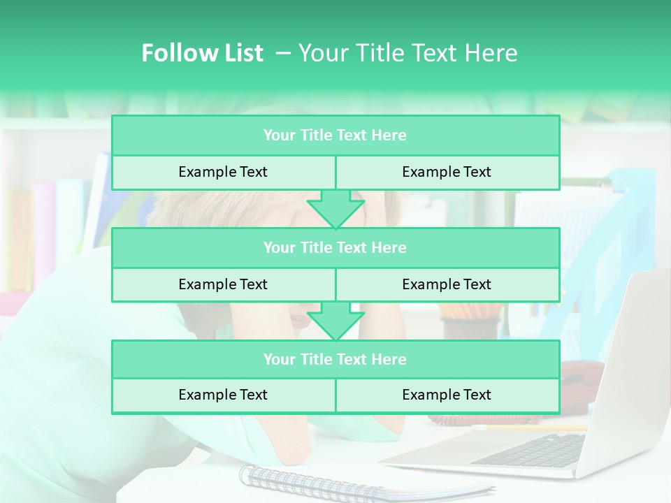 Face Elegant Workplace PowerPoint Template