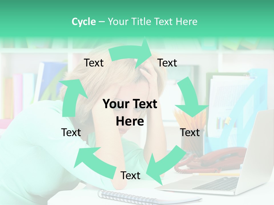 Face Elegant Workplace PowerPoint Template