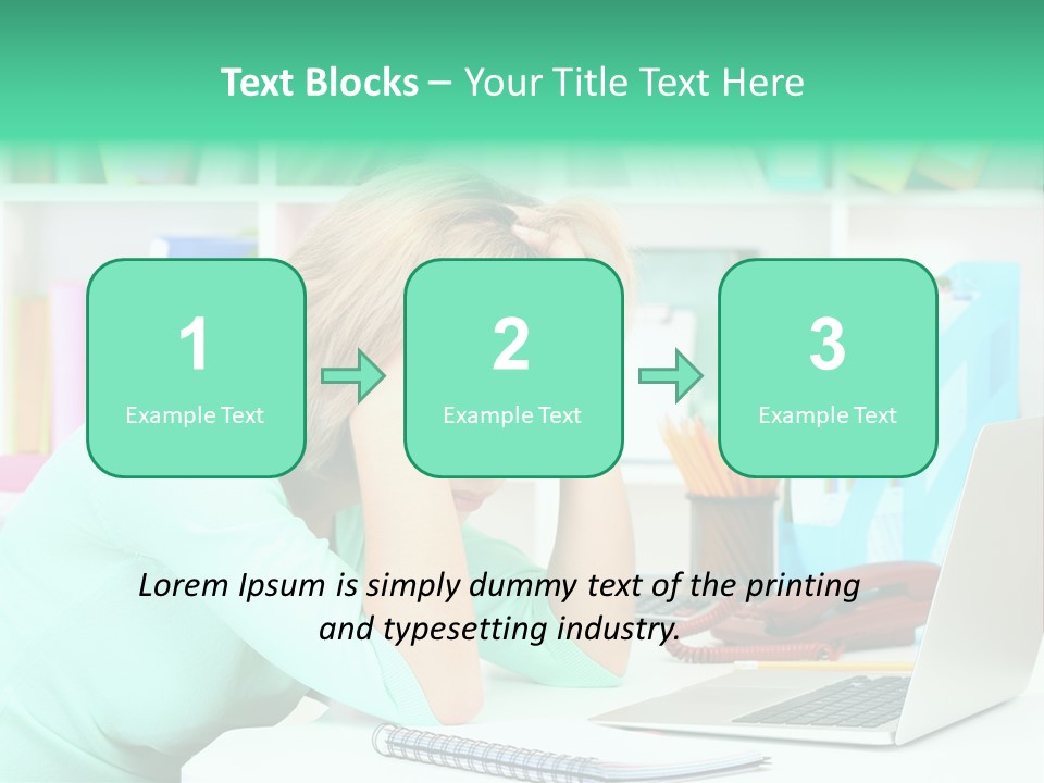 Face Elegant Workplace PowerPoint Template