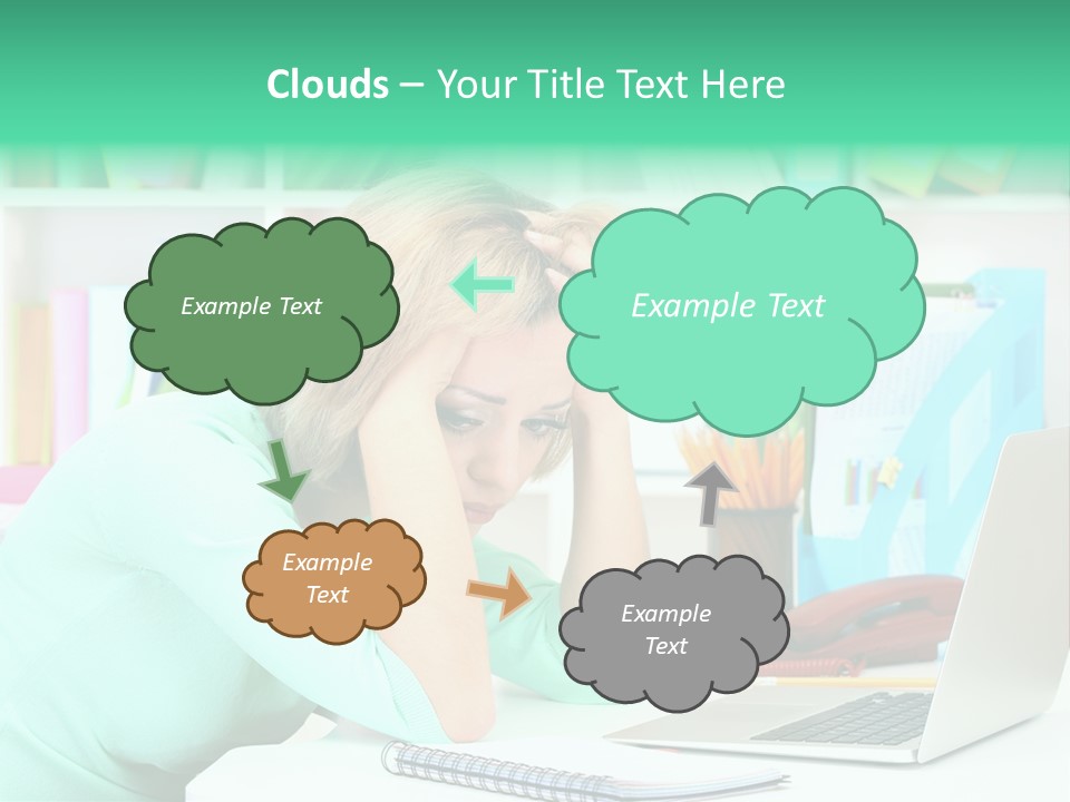 Face Elegant Workplace PowerPoint Template