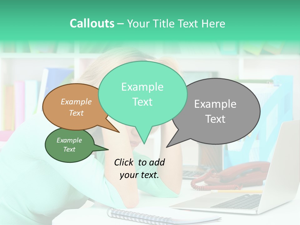 Face Elegant Workplace PowerPoint Template