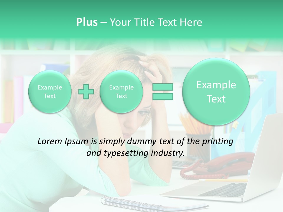 Face Elegant Workplace PowerPoint Template