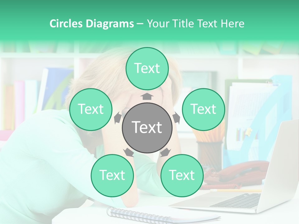 Face Elegant Workplace PowerPoint Template