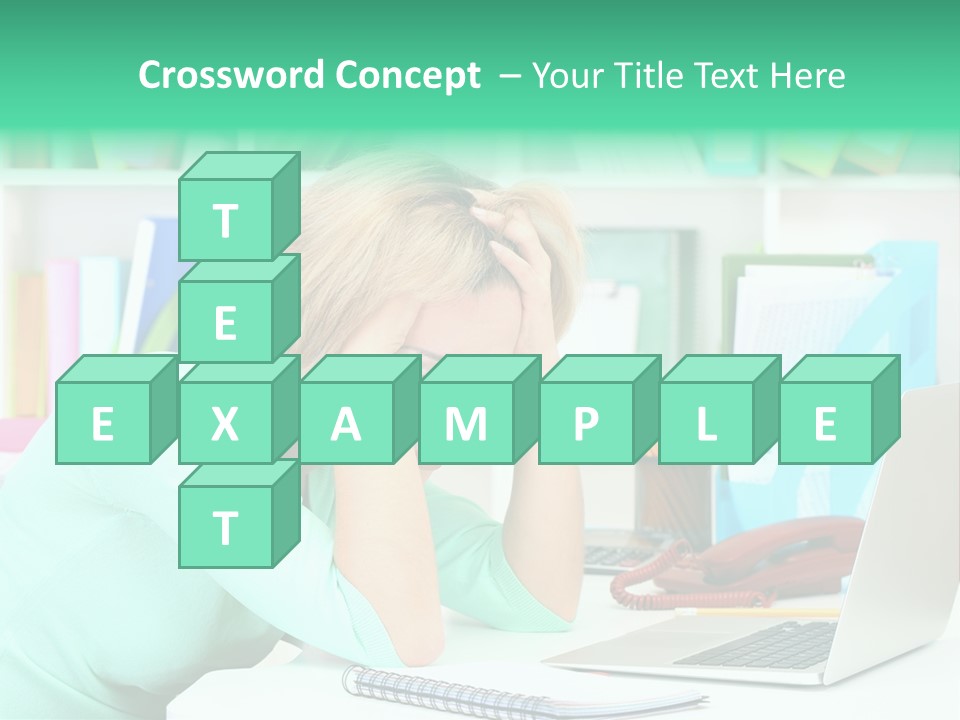 Face Elegant Workplace PowerPoint Template
