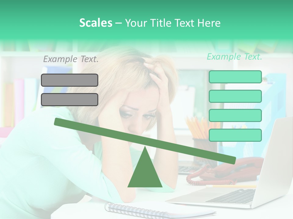 Face Elegant Workplace PowerPoint Template