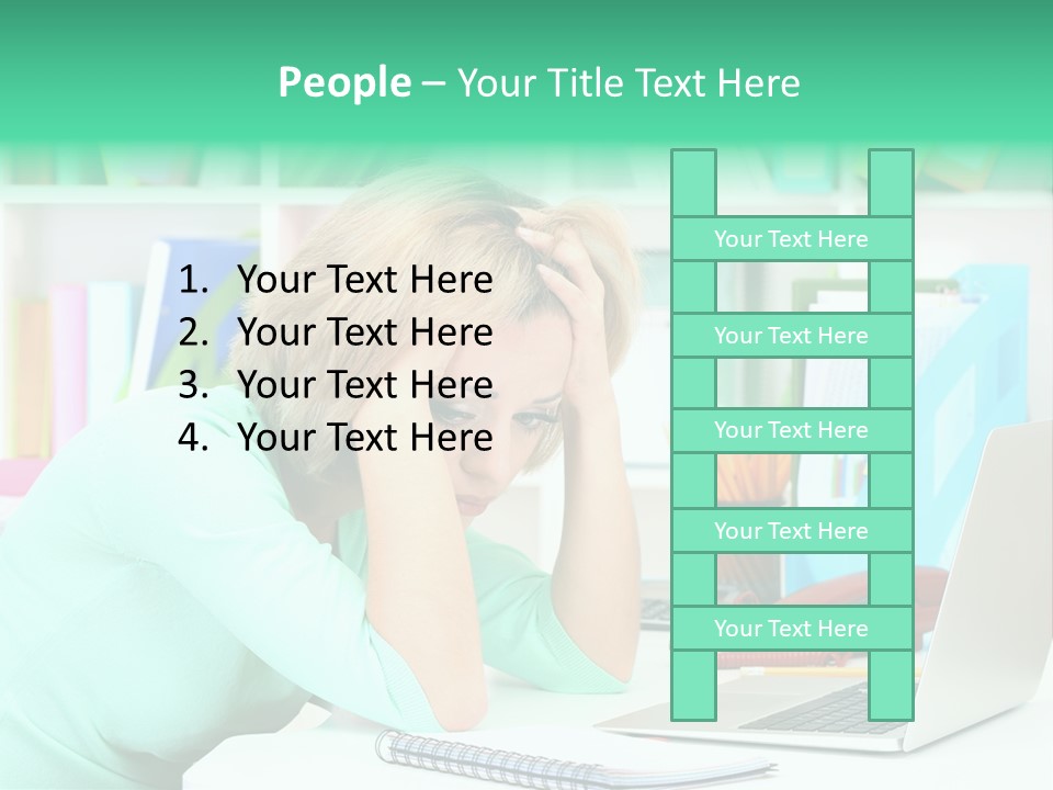 Face Elegant Workplace PowerPoint Template