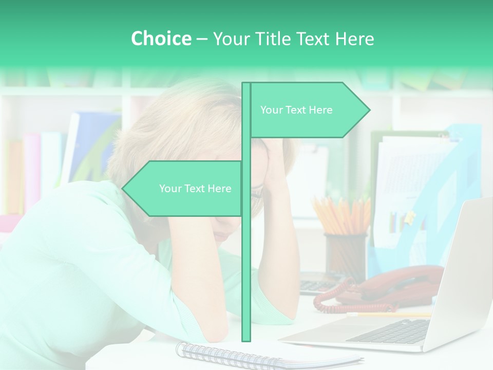 Face Elegant Workplace PowerPoint Template