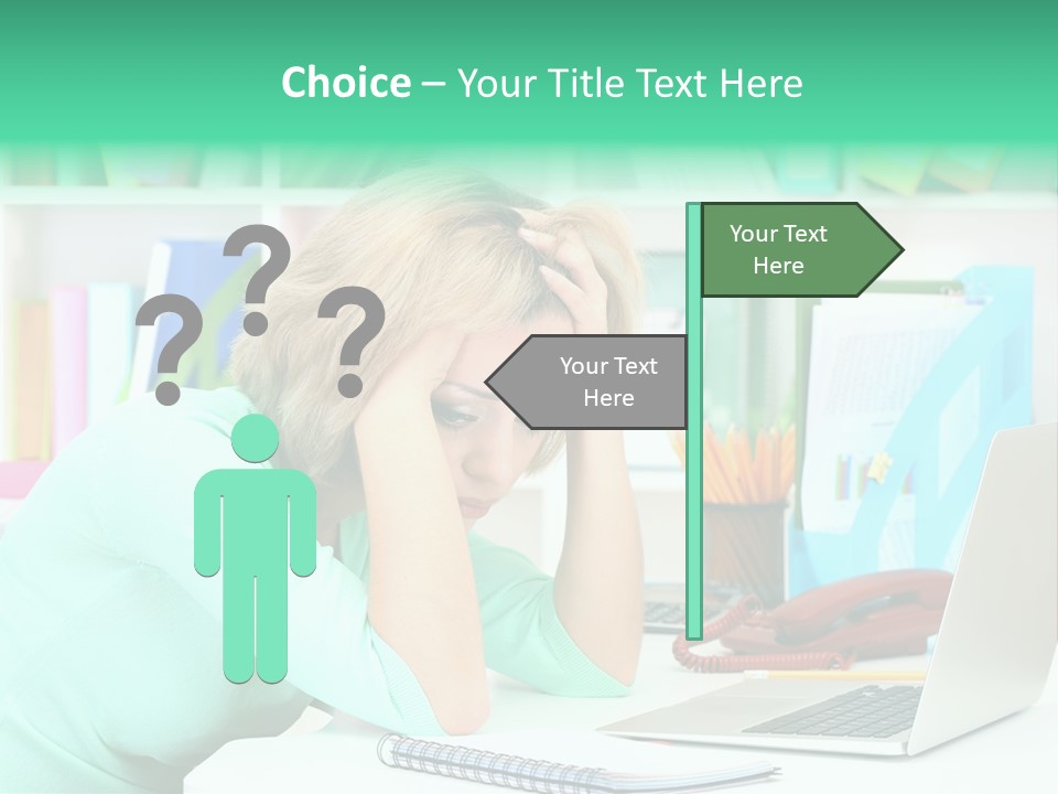 Face Elegant Workplace PowerPoint Template