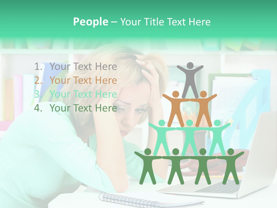 Face Elegant Workplace PowerPoint Template