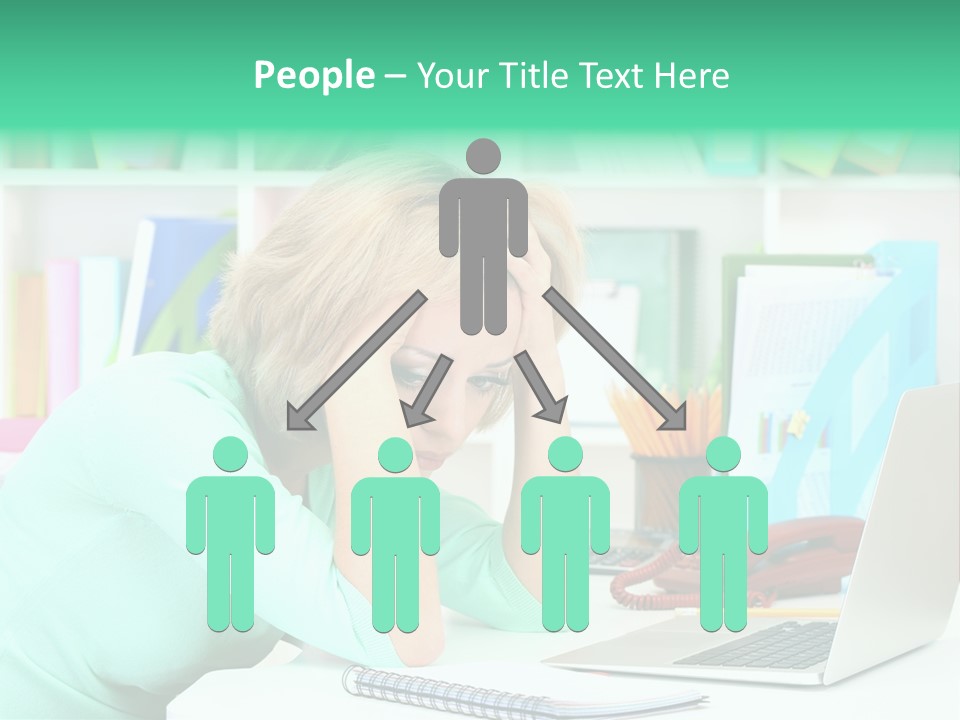 Face Elegant Workplace PowerPoint Template