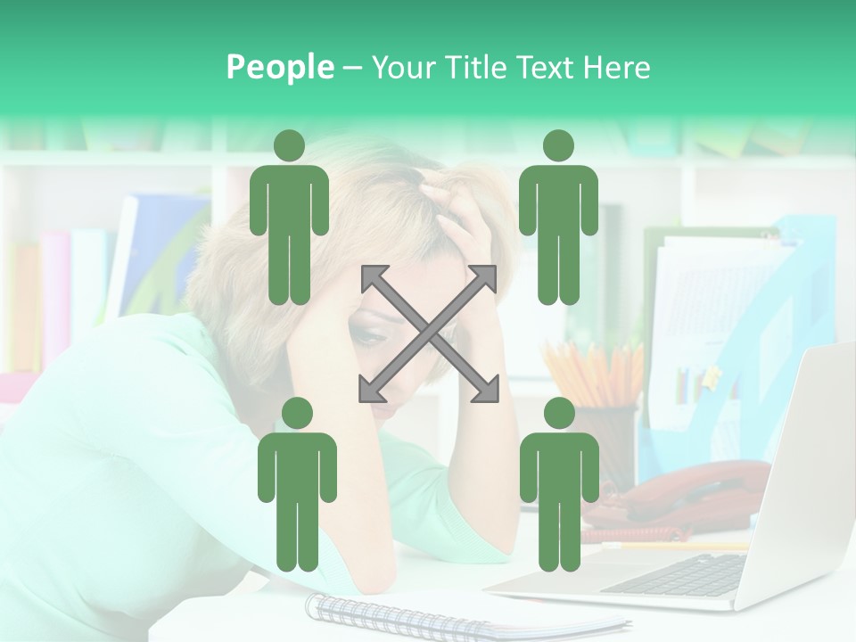 Face Elegant Workplace PowerPoint Template