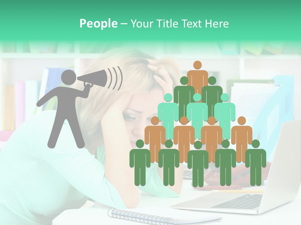 Face Elegant Workplace PowerPoint Template